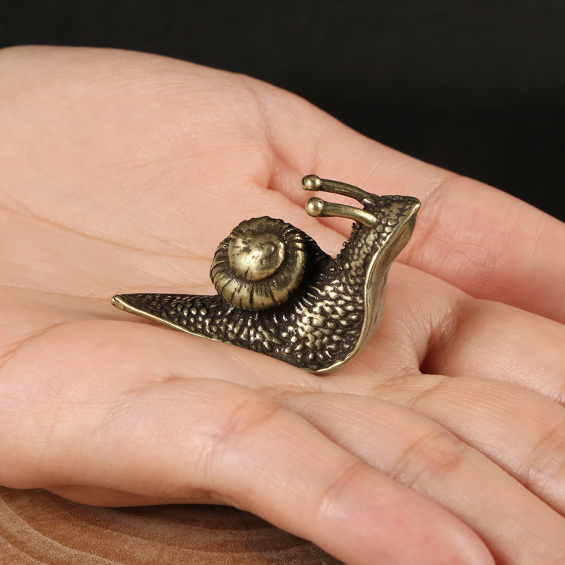 Home Fragrance Miniso - Cute Mini Vintage Brass Snail Portable