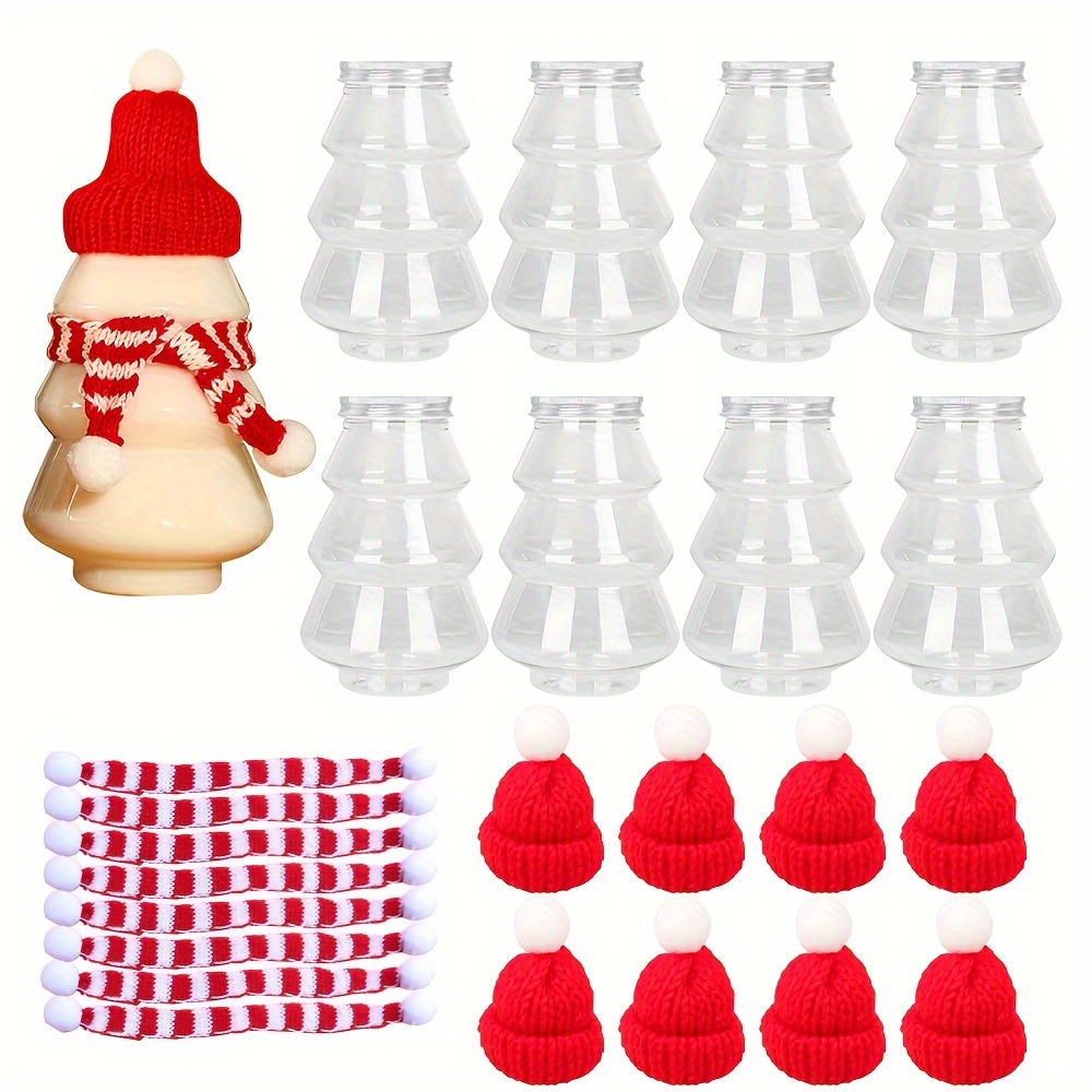 Home Fragrance Gingerbread - Christmas Bottle Transparent Gingerbread Man Plastic