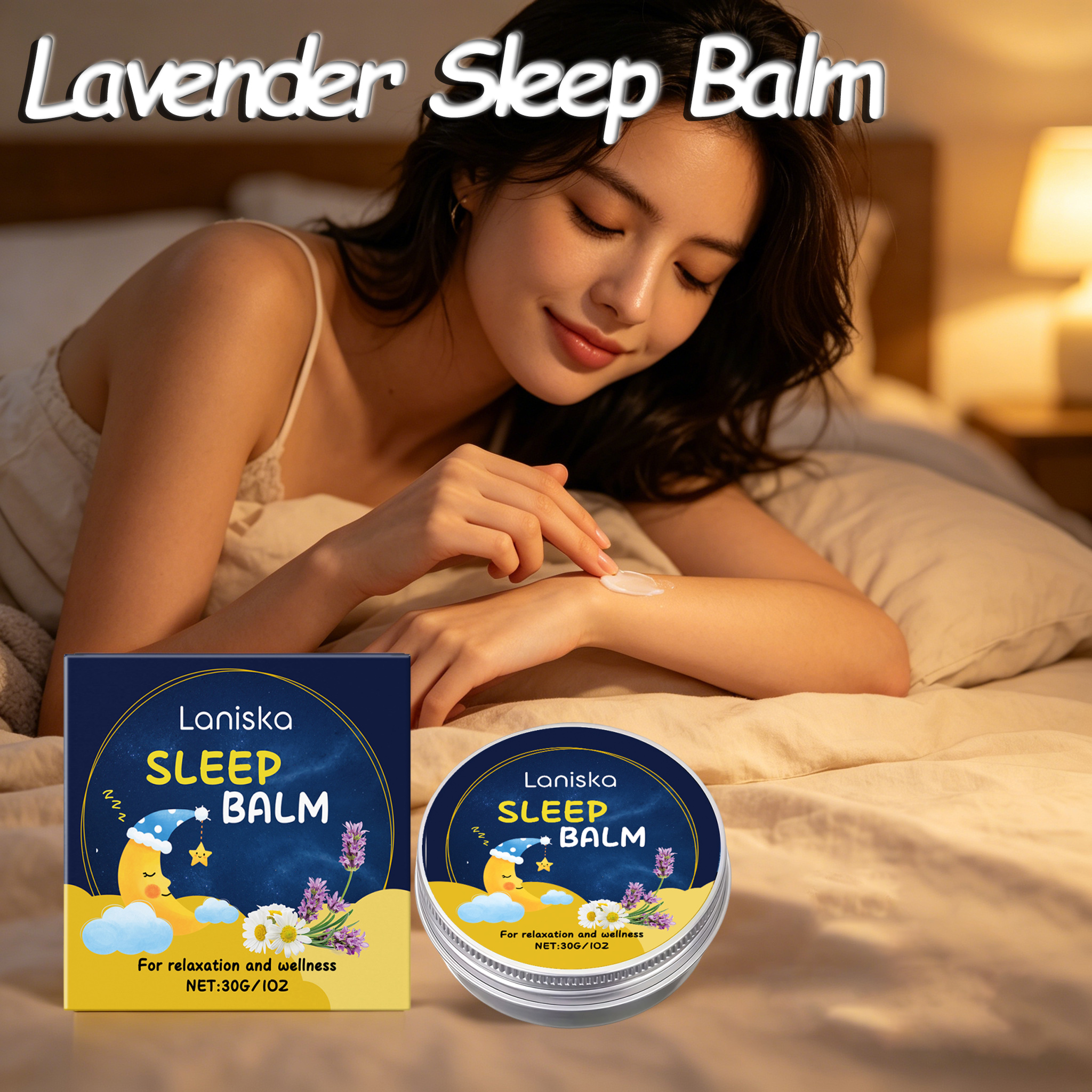 Lavender Pillow Spray - Lavender Sleep Balm Natural Soothing Ointment