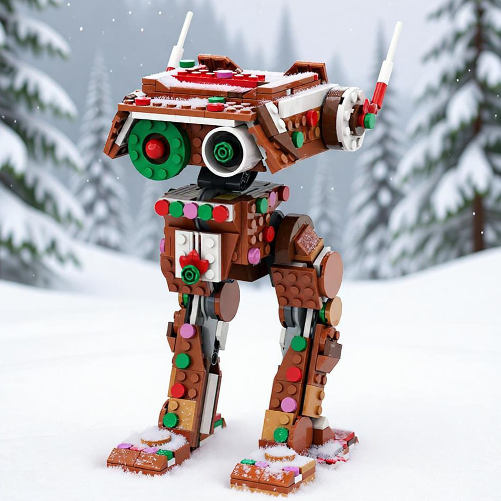 Home Fragrance Gingerbread - MOC Gingerbread AT-ST Millennium Falcon Snowspeeder