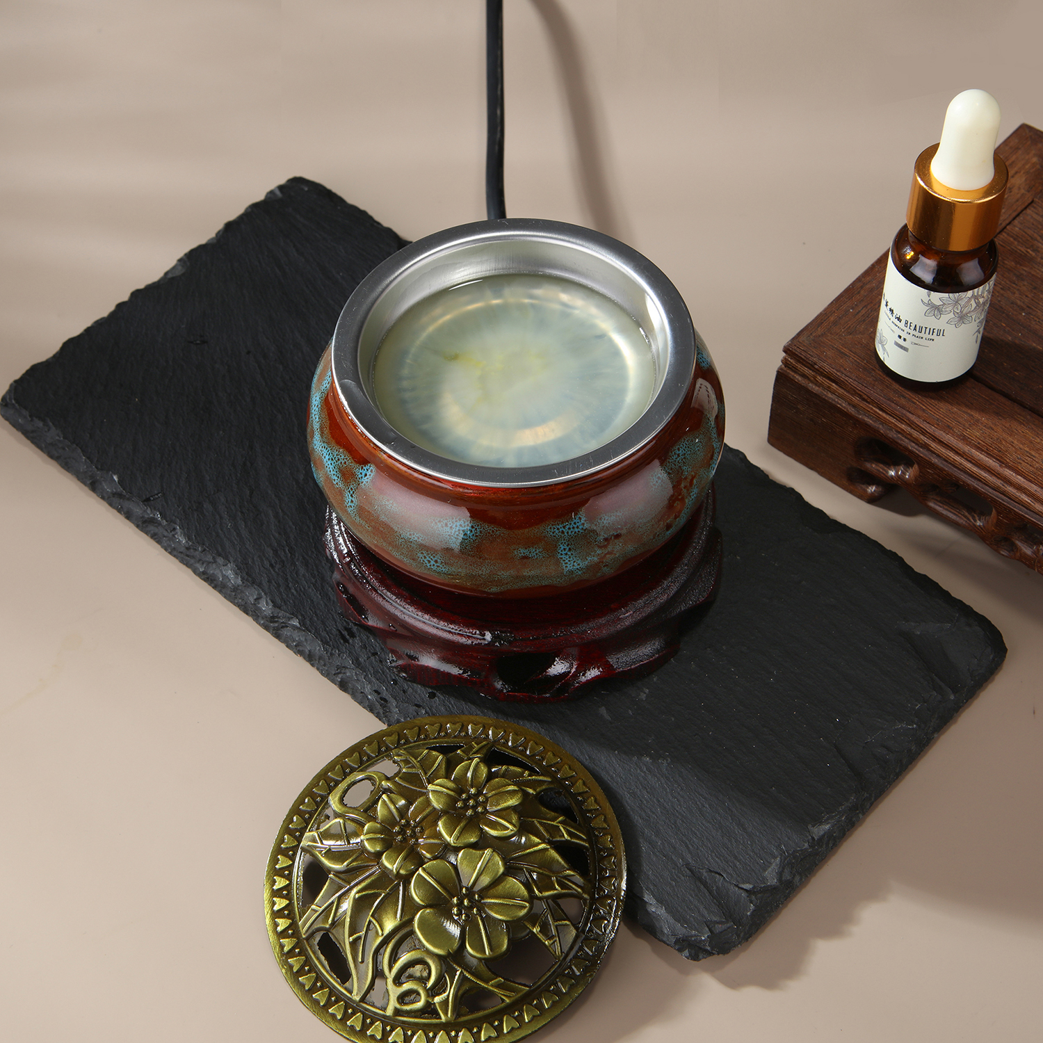 220V Electronic Incense Burner - Ceramic Oil Burner ulasan dan harga