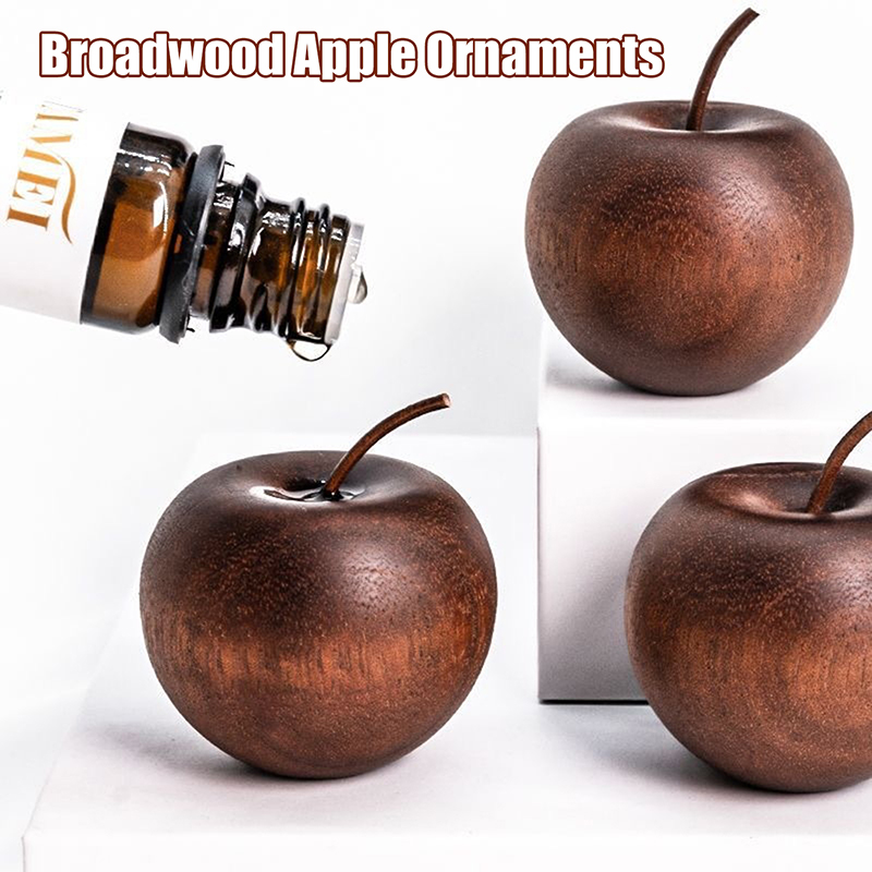 1PCS Of Wooden Apple Shaped Es - Home Fragrance With Essential Oils ulasan dan harga