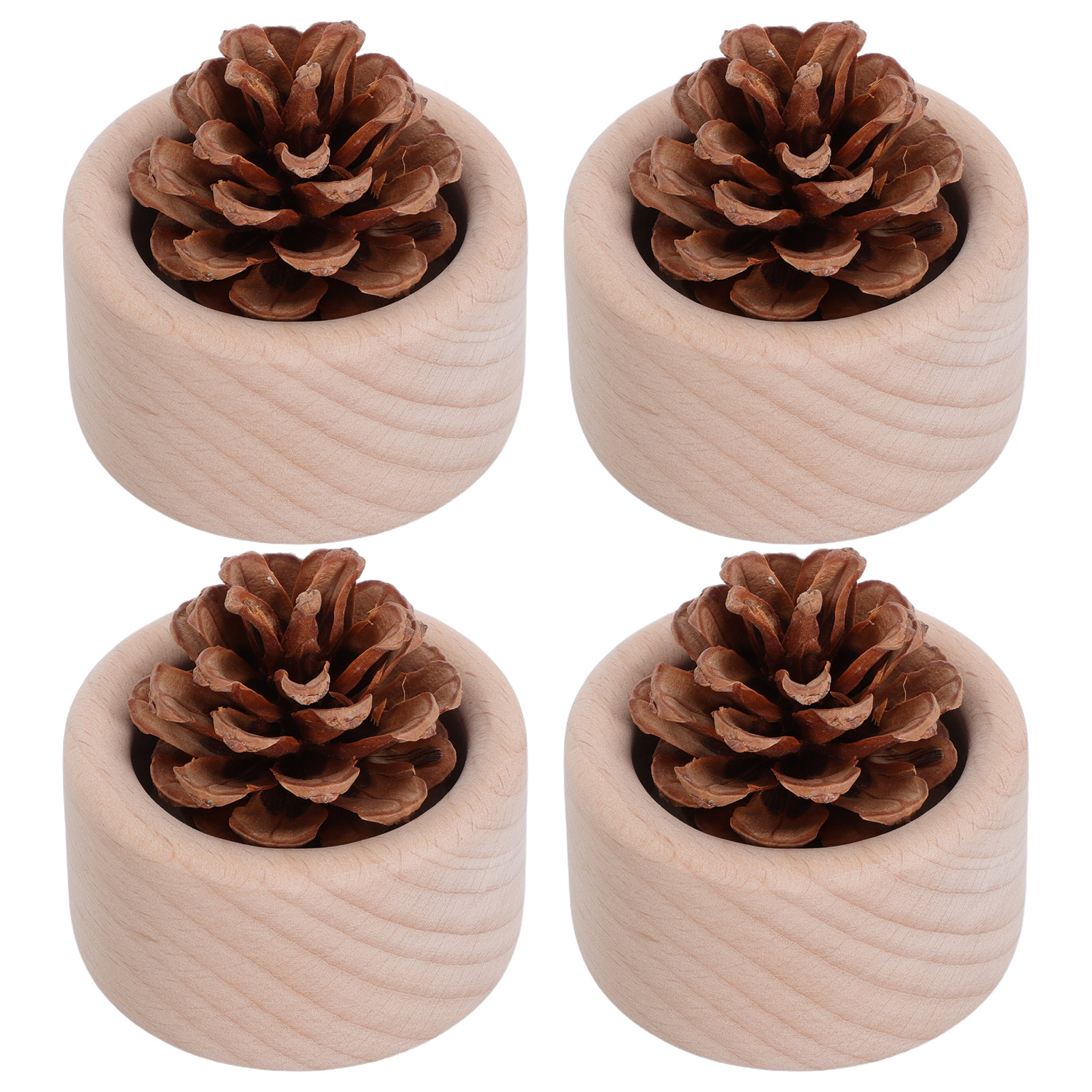 4Pcs Wood Grain Mini Essential - Home Fragrance With Essential Oils ulasan dan harga