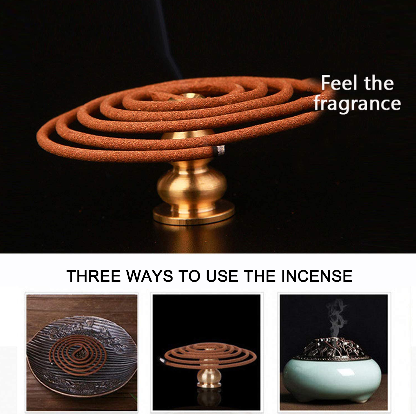 120Pcs Incense Coil Study Arom - Home Fragrance Vanilla Cashmere ulasan dan harga