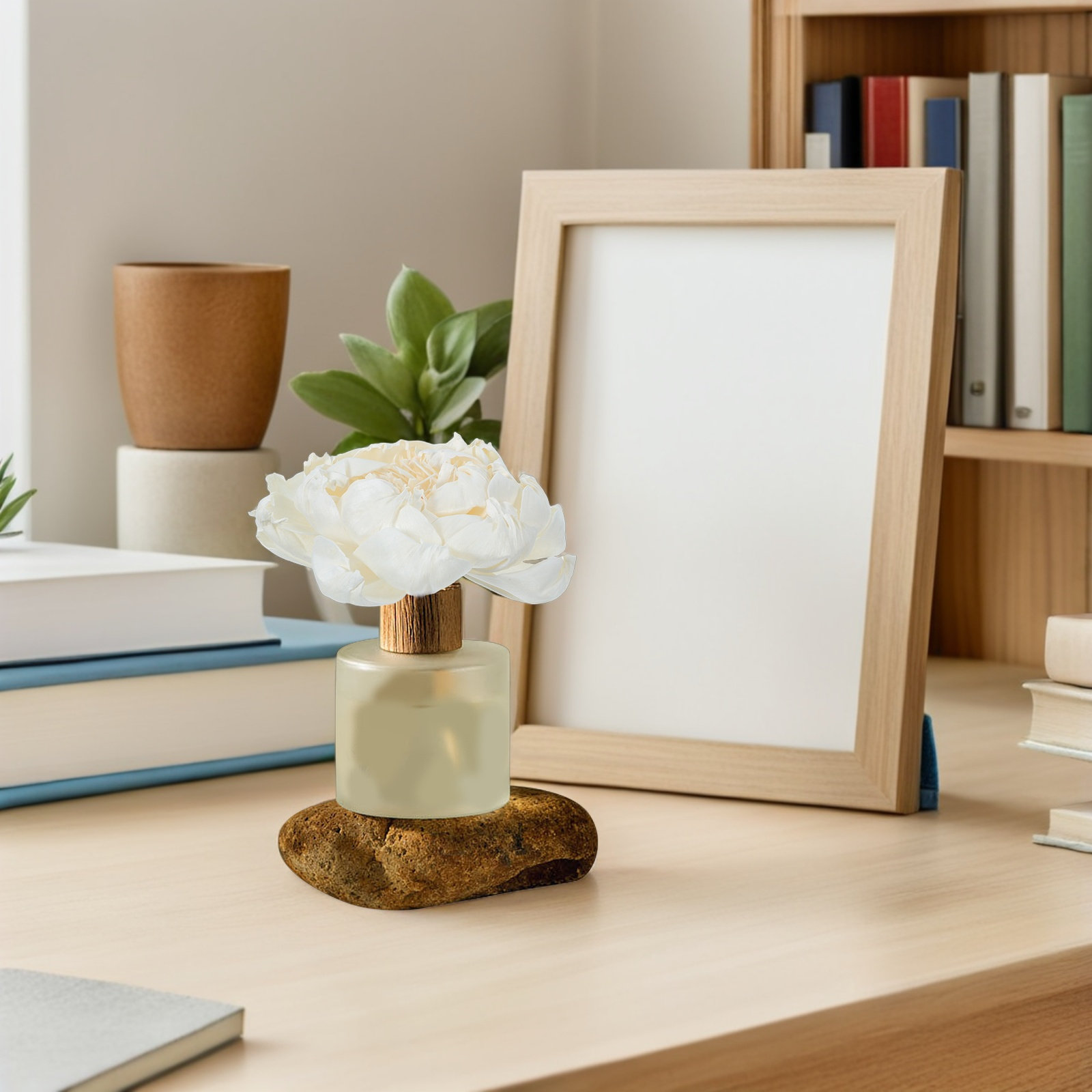 Peony Head Fragrance Diffuser  - Home Fragrance With Essential Oils ulasan dan harga