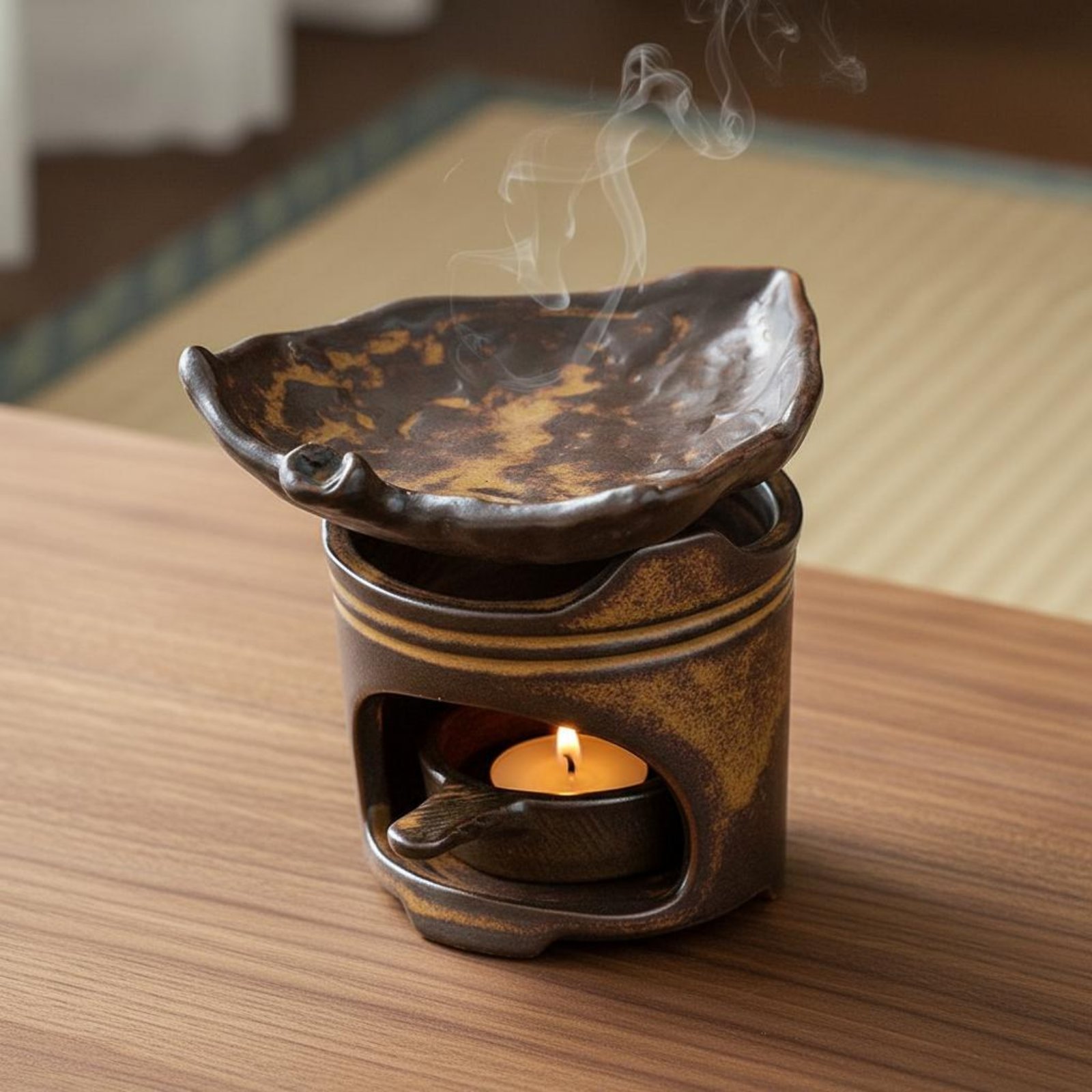 Ceramic Tea Roaster Tranquil I - Ceramic Oil Burner ulasan dan harga