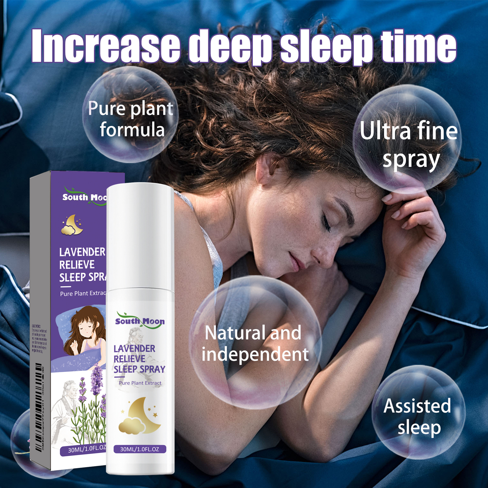 Lavender Sleep Spray Insomnia  - Lavender Pillow Spray ulasan dan harga