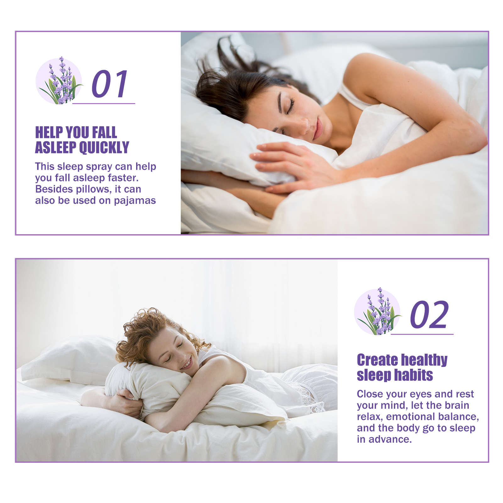 Lavender Sleep Spray Insomnia  - Lavender Pillow Spray ulasan dan harga