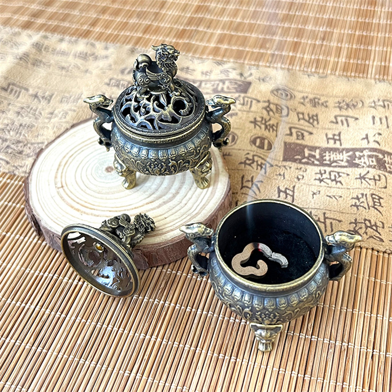 Vintage Alloy Incense Burner S - Home Fragrance Miniso ulasan dan harga