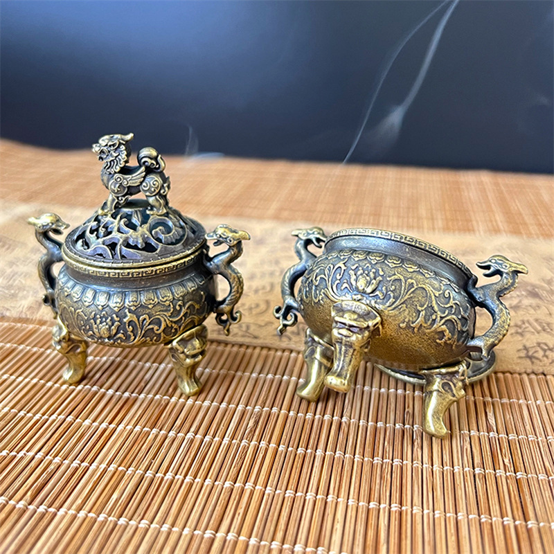 Vintage Alloy Incense Burner S - Home Fragrance Miniso ulasan dan harga