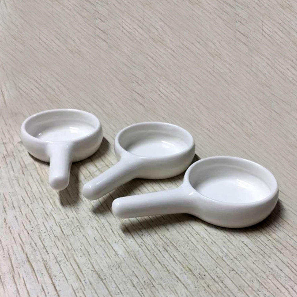 3Pcs Small Ceramic Tray Spoon  - Ceramic Oil Burner ulasan dan harga