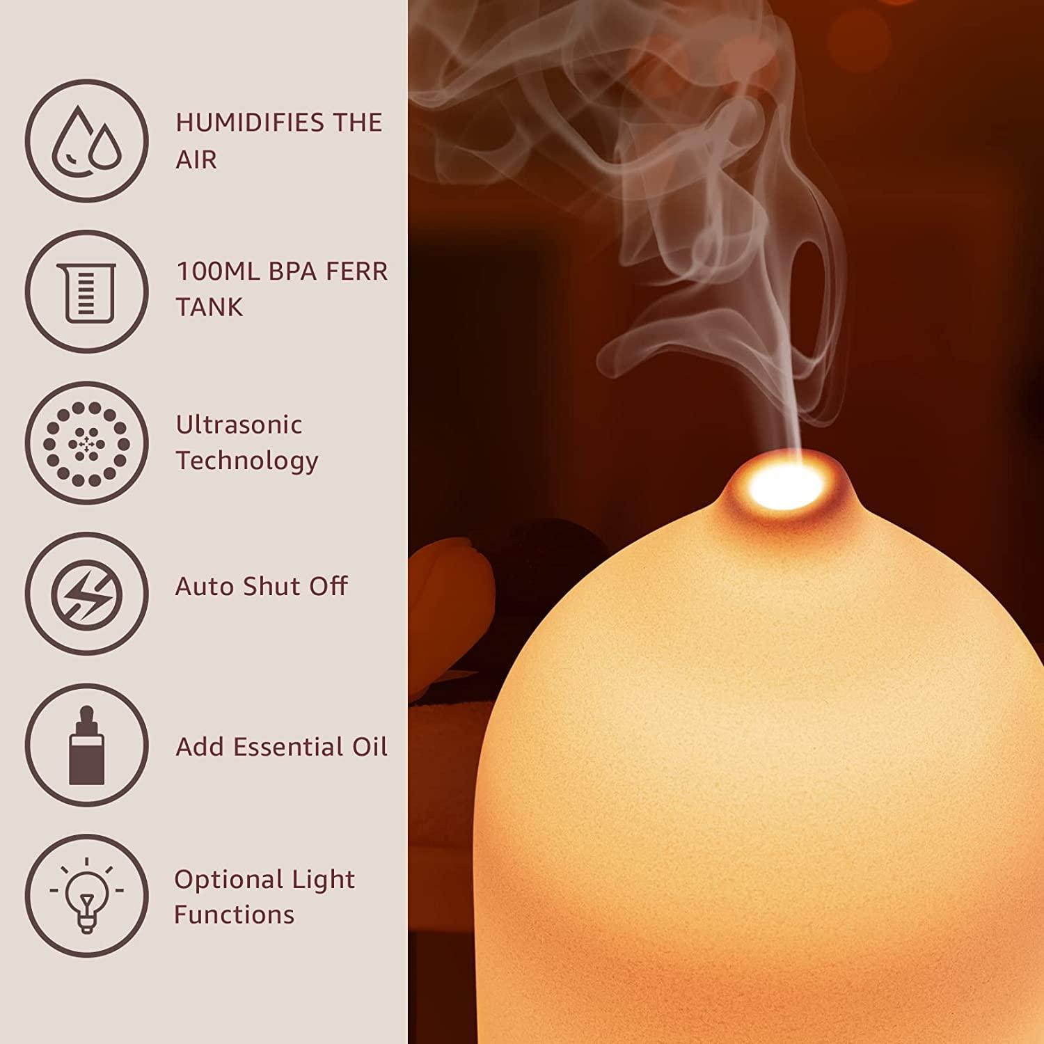100ml Ceramic Essential Oil Di - Ceramic Oil Burner ulasan dan harga