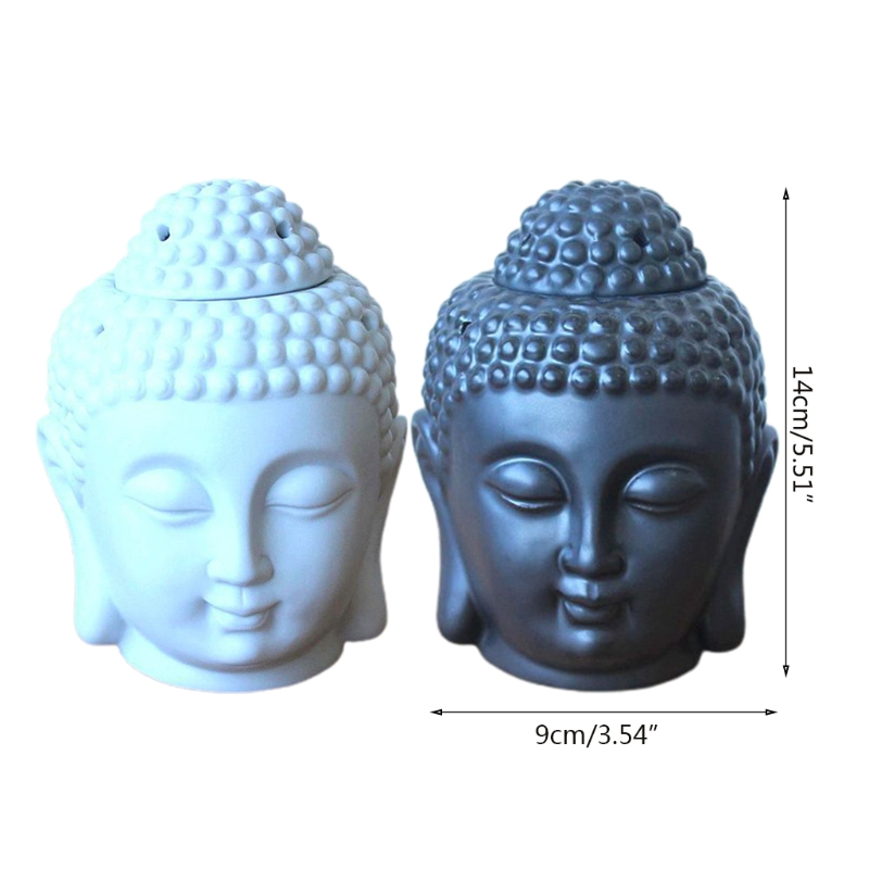 Ceramic Buddha Head Aromatic O - Ceramic Oil Burner ulasan dan harga