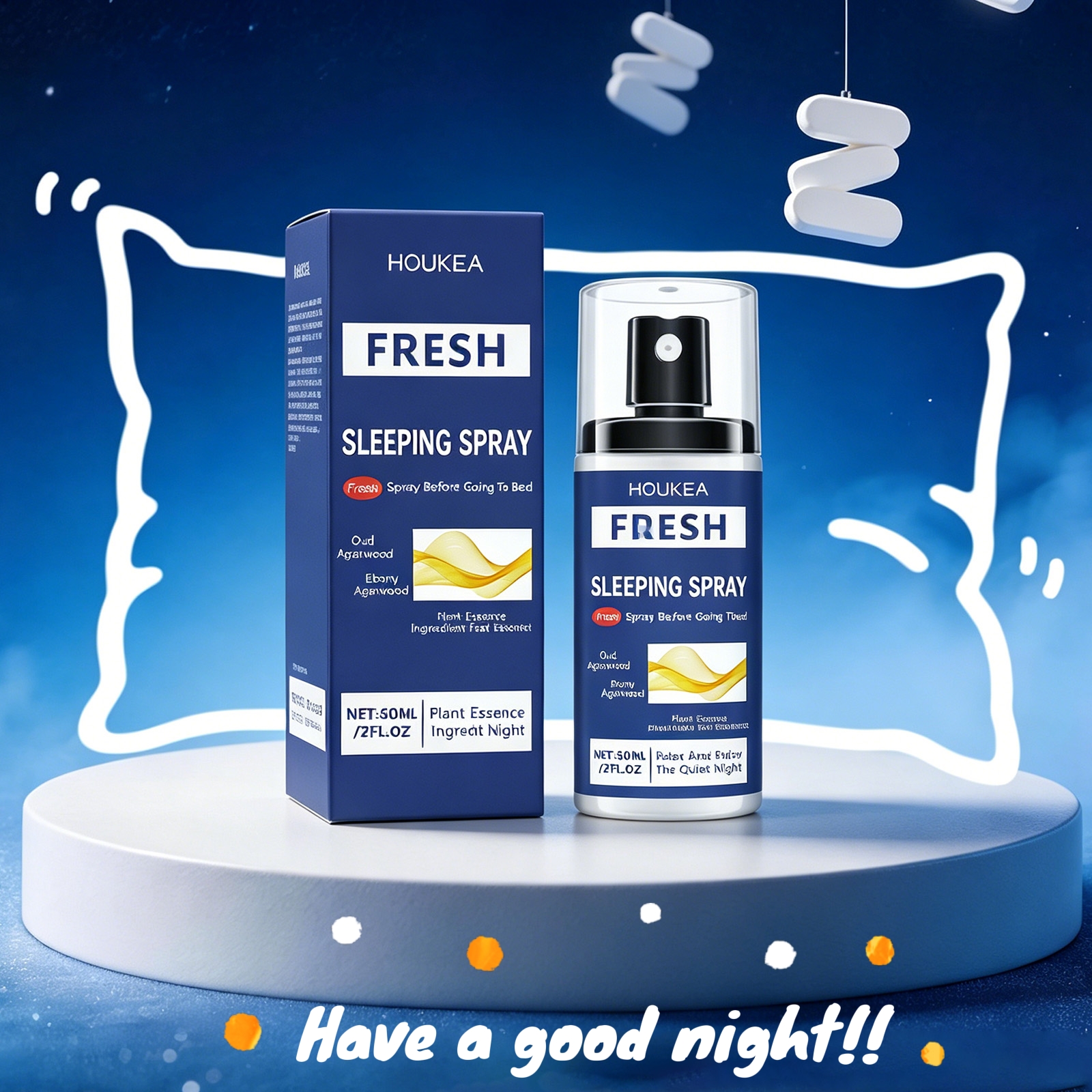 Houkea Lavender Sleep Spray to - Lavender Pillow Spray ulasan dan harga