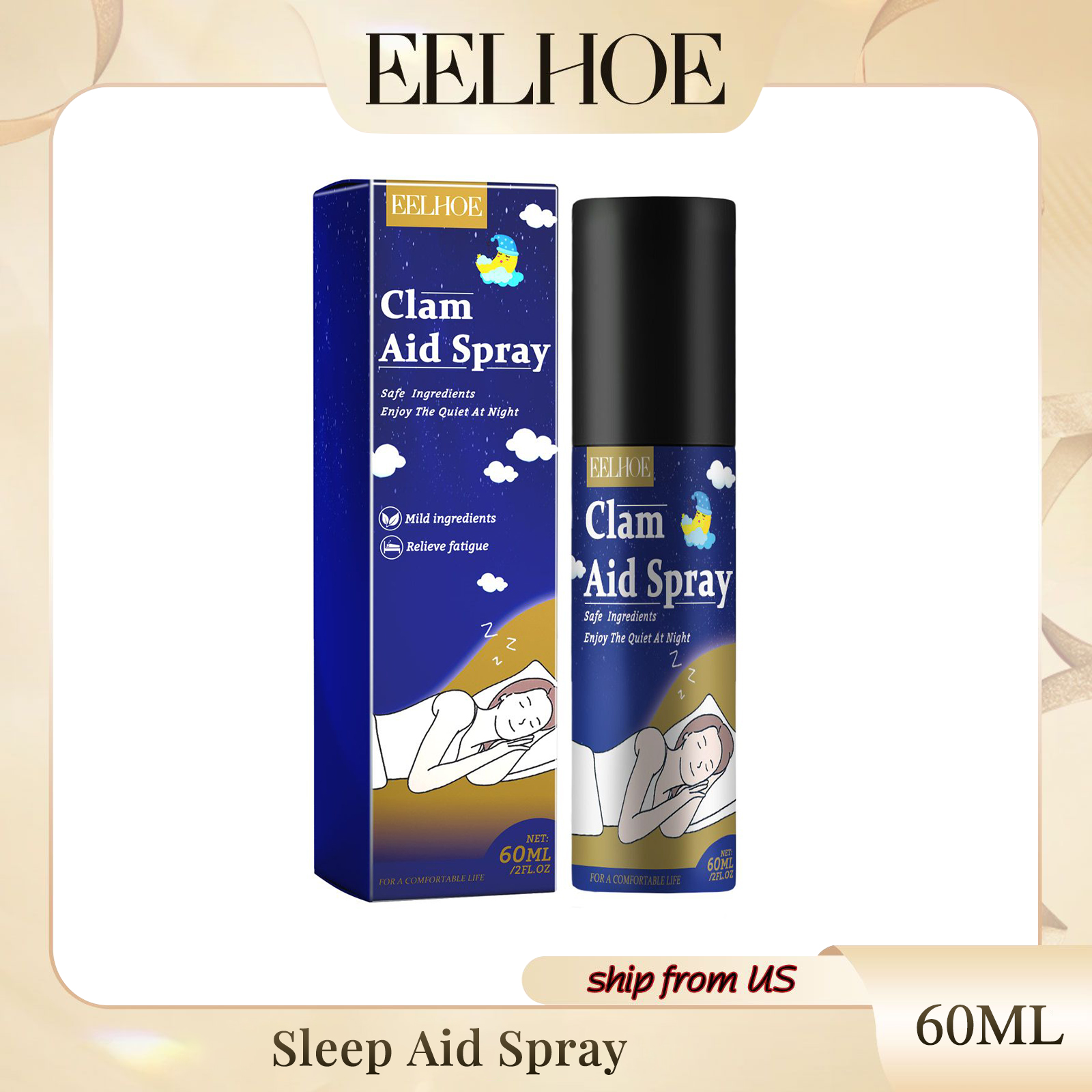 Eelhoe Lavender Sleep Aid Spra - Lavender Pillow Spray ulasan dan harga