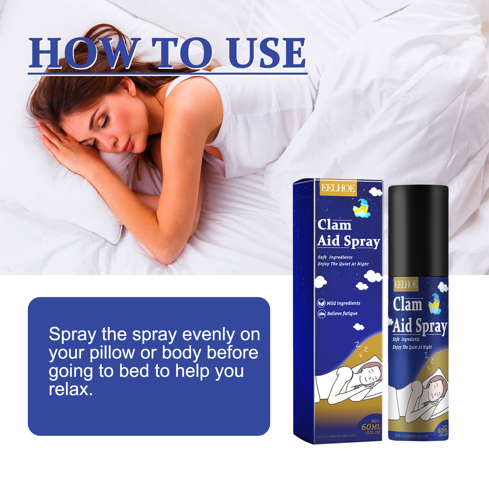 Eelhoe Lavender Sleep Aid Spra - Lavender Pillow Spray ulasan dan harga