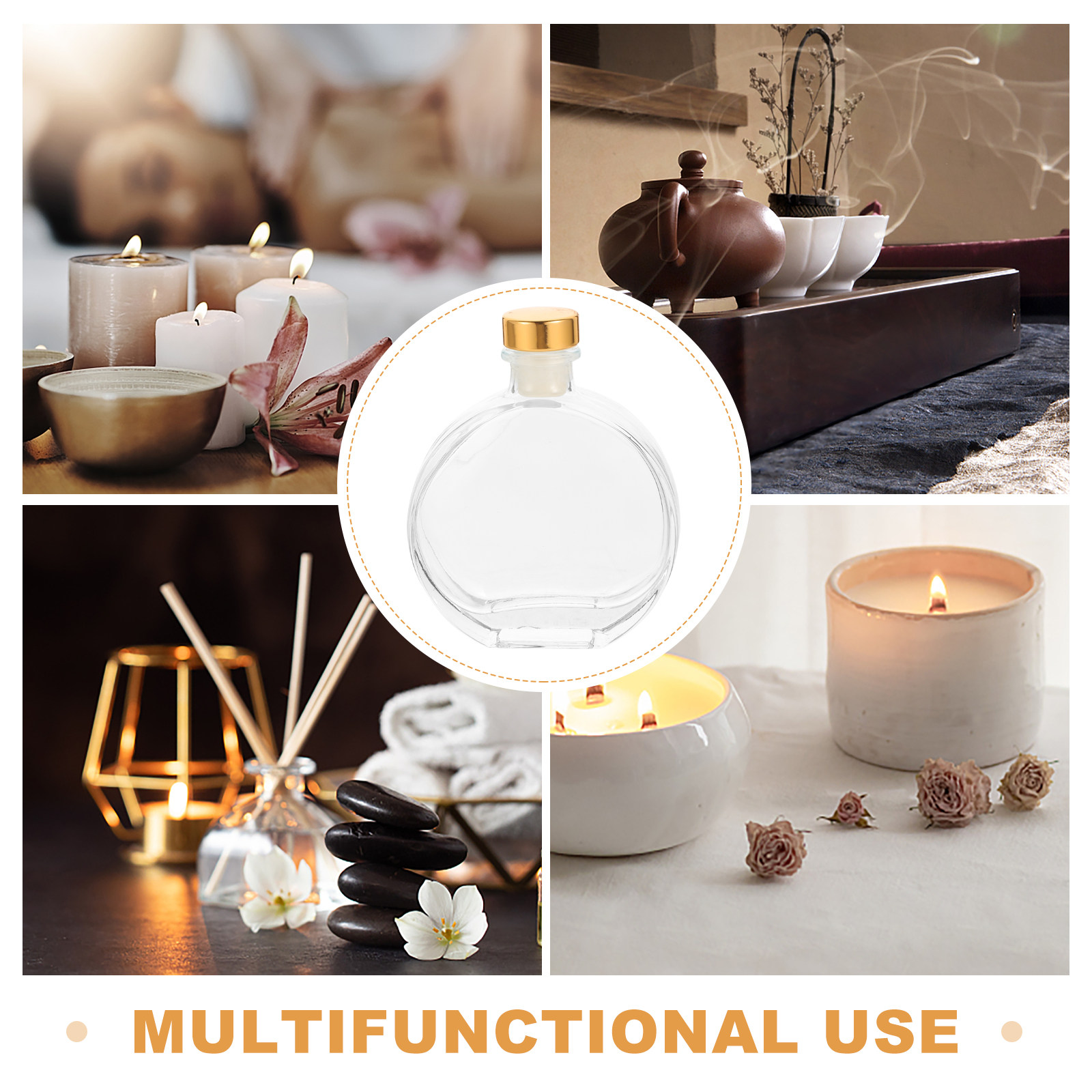 3Pcs Glass Aromatherapy Diffus - Home Fragrance With Essential Oils ulasan dan harga