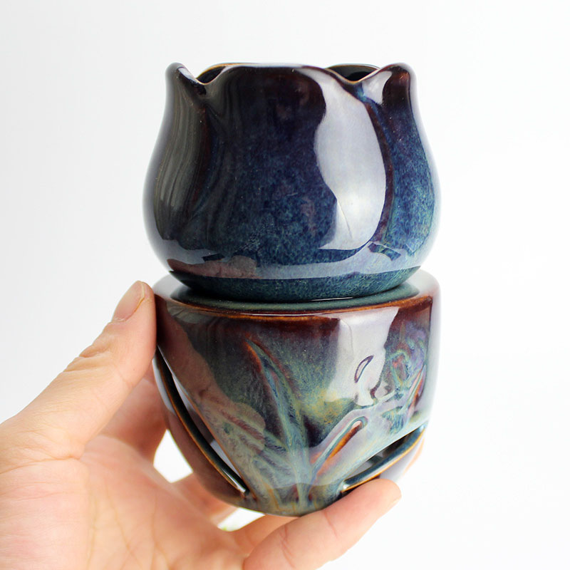 Large Capacity Splited Aroma B - Ceramic Oil Burner ulasan dan harga