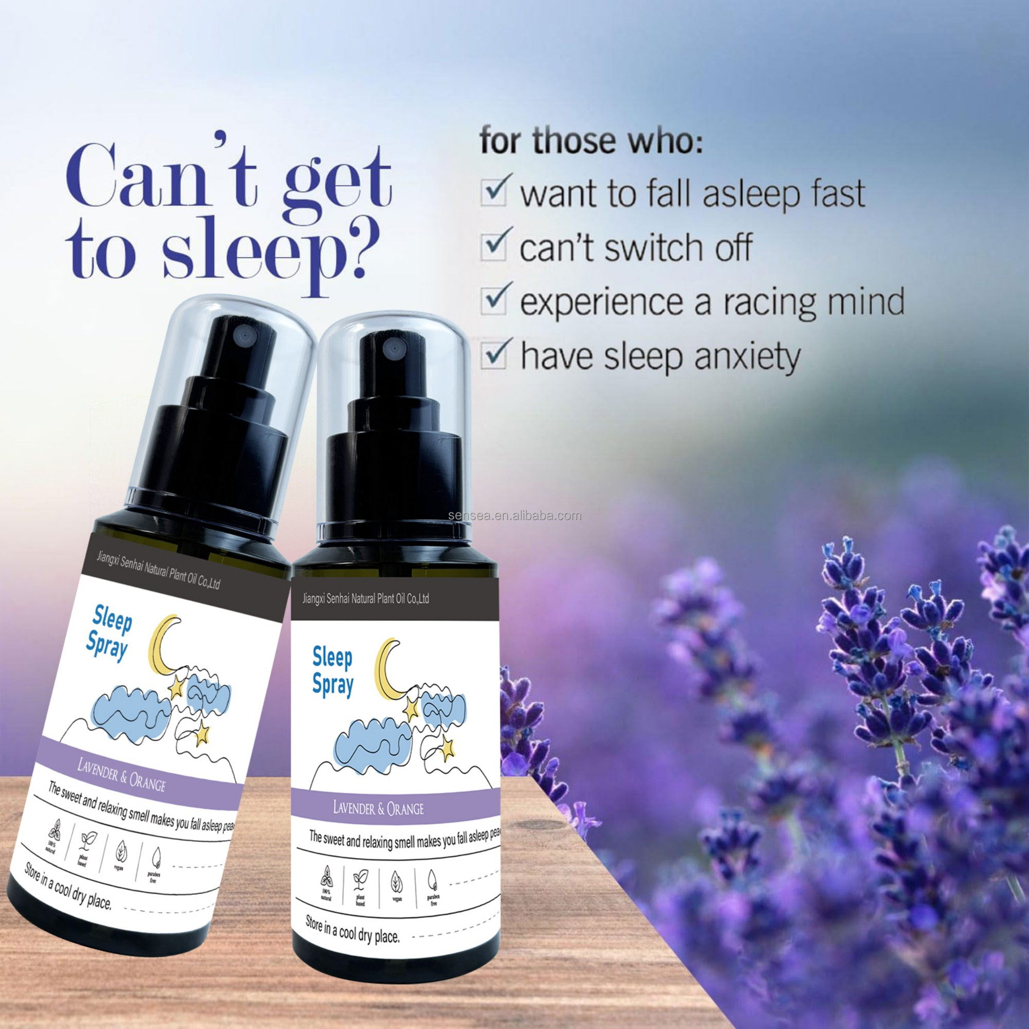 100ml Lavender Sleep Spray Aro - Lavender Pillow Spray ulasan dan harga