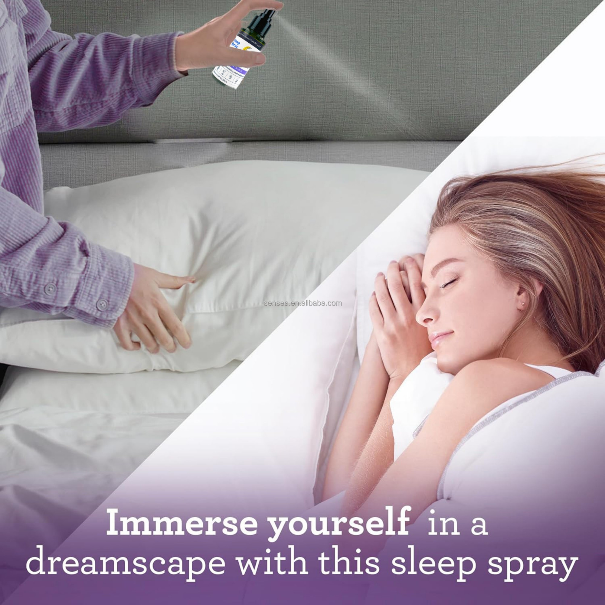 100ml Lavender Sleep Spray Aro - Lavender Pillow Spray ulasan dan harga