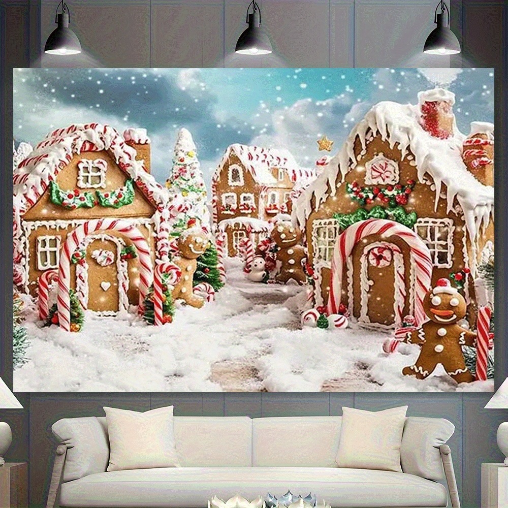 1pc Christmas Gingerbread Vill - Home Fragrance Gingerbread ulasan dan harga