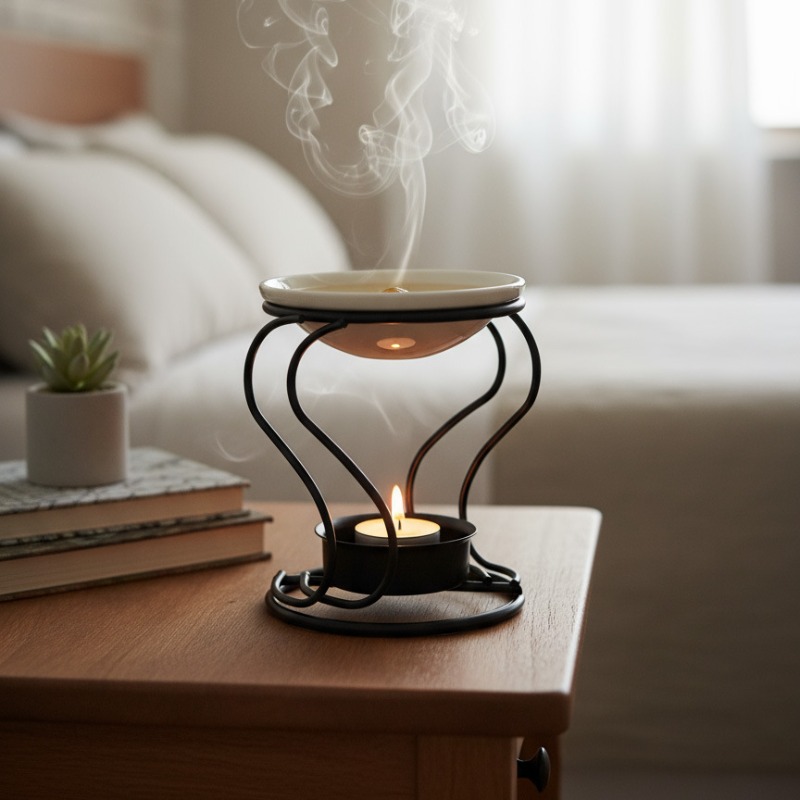 Metal Tealight Ceramic Tealigh - Ceramic Oil Burner ulasan dan harga