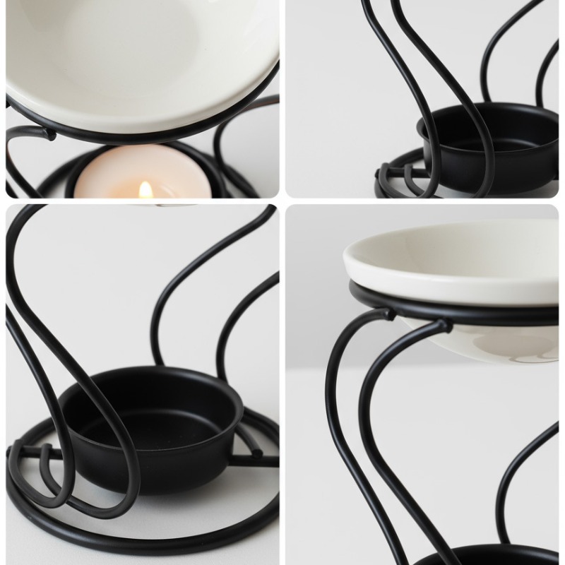 Metal Tealight Ceramic Tealigh - Ceramic Oil Burner ulasan dan harga