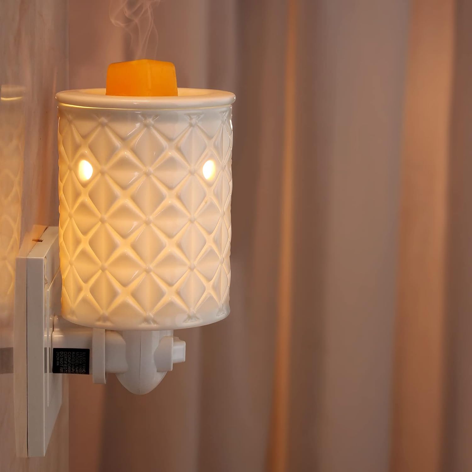 Plug in Wax Melt Warmer, Ceram - Ceramic Oil Burner ulasan dan harga