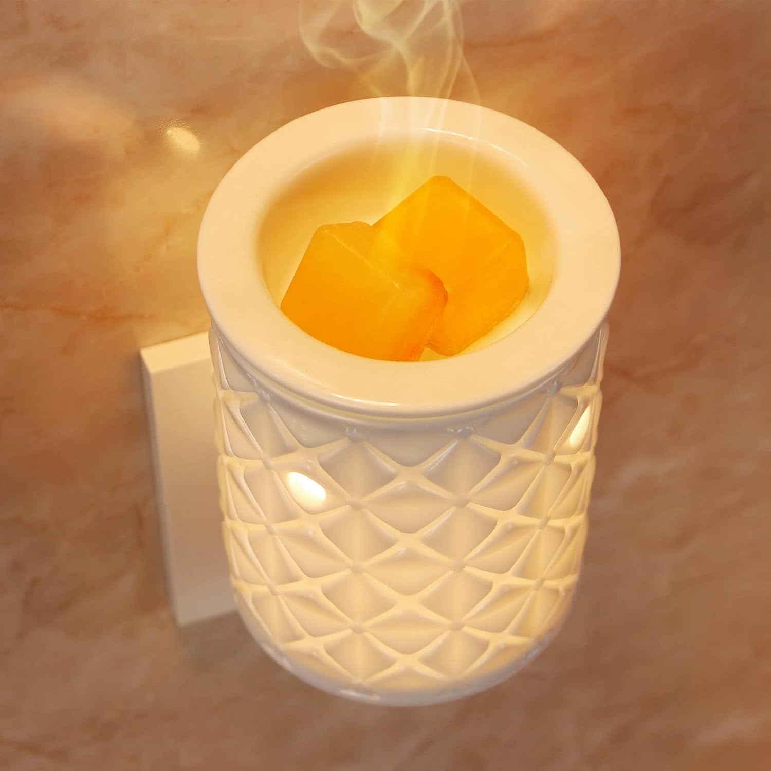 Plug in Wax Melt Warmer, Ceram - Ceramic Oil Burner ulasan dan harga