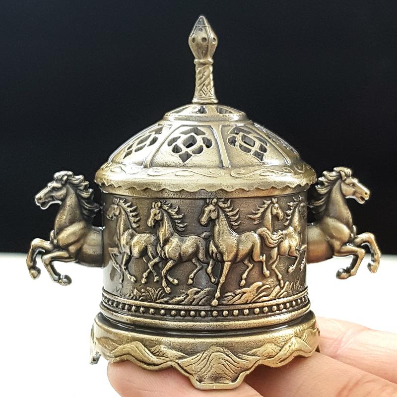 Alloy Incense Burner Hollow Ou - Home Fragrance Miniso ulasan dan harga