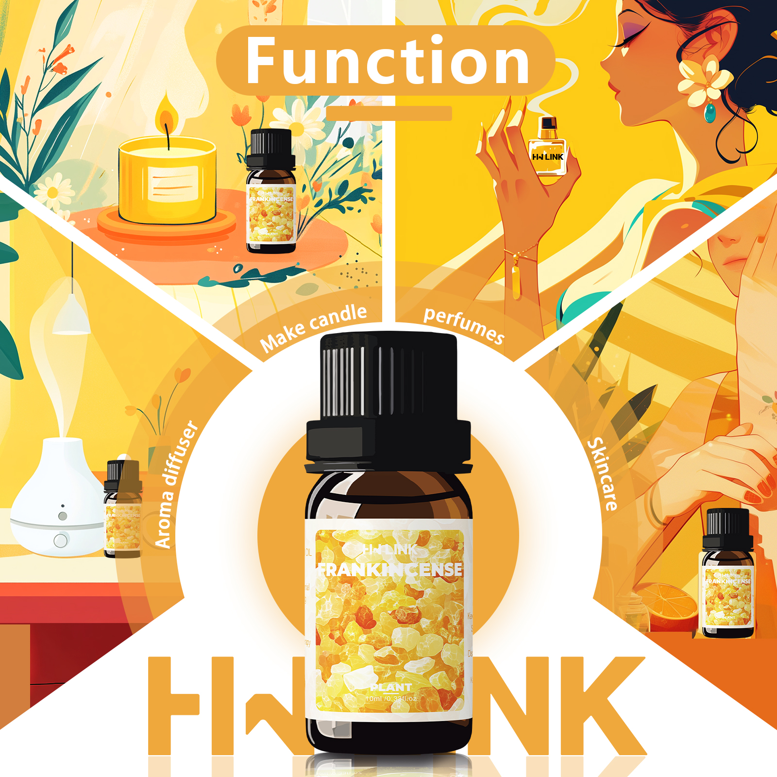 Frankincense Essential Oil 10m - Home Fragrance Accessories ulasan dan harga
