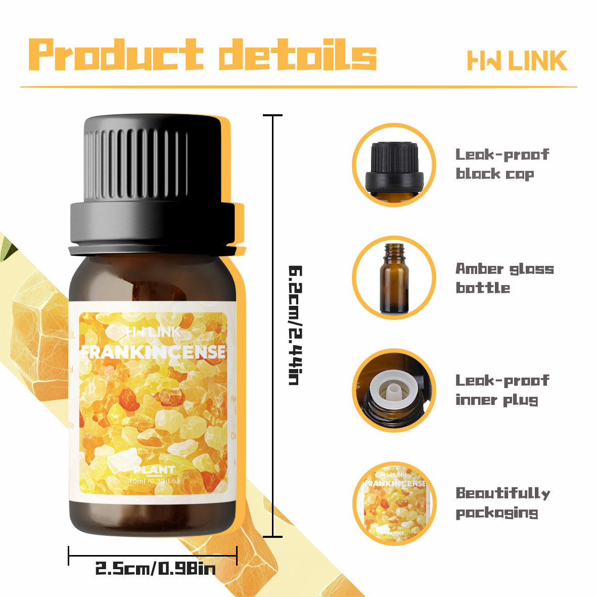 Frankincense Essential Oil 10m - Home Fragrance Accessories ulasan dan harga