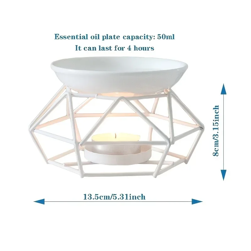 1pcs Romantic Ceramic Tealight - Ceramic Oil Burner ulasan dan harga