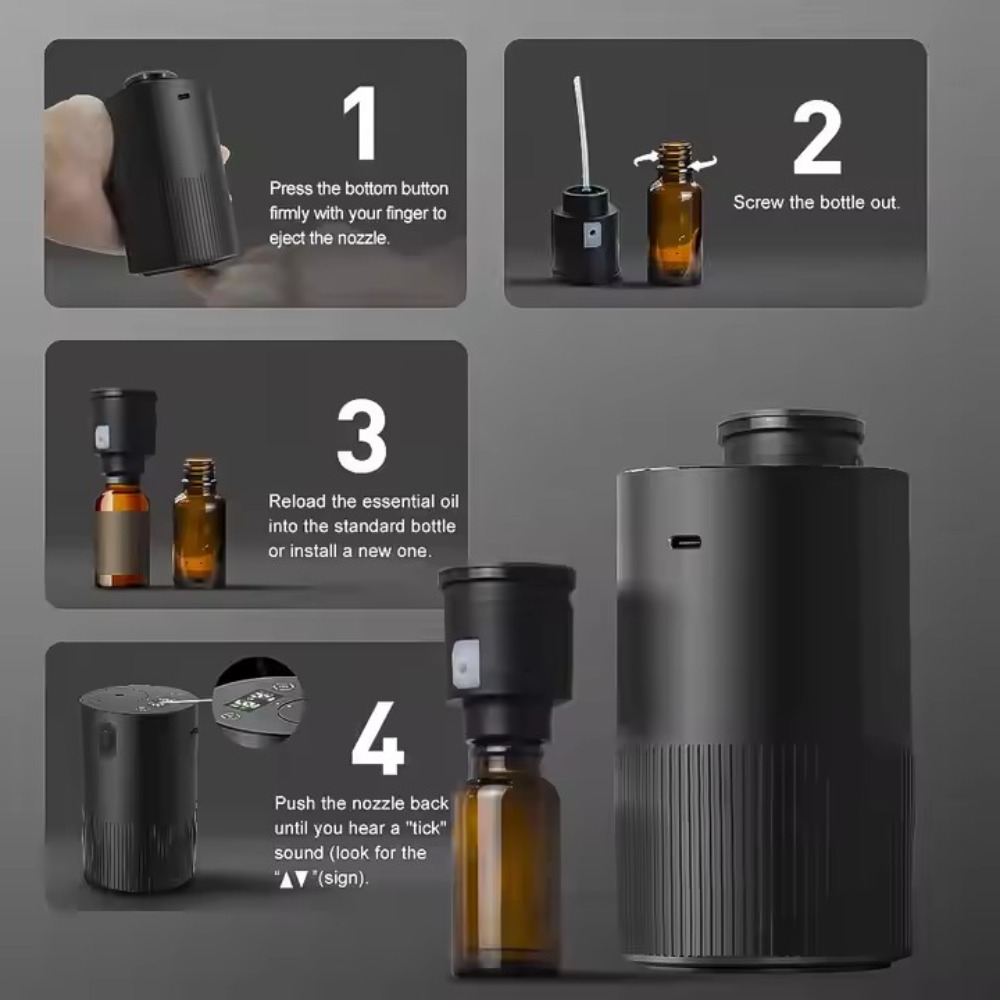 Portable Essential Oil Diffuse - Home Fragrance Items ulasan dan harga